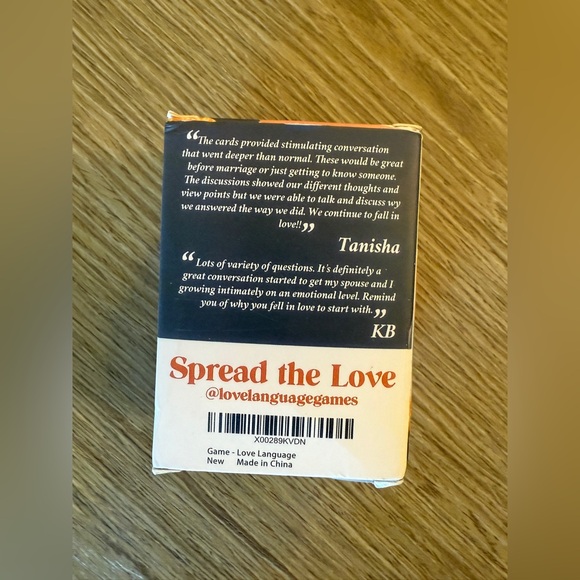 Love Language Card Game - Picture 3 of 7